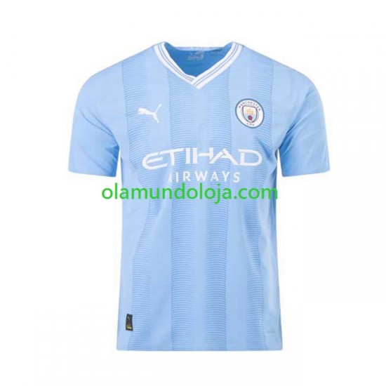 Camisola Manchester City Homem Equipamento Primeiro 2023-2024 Manga Curta